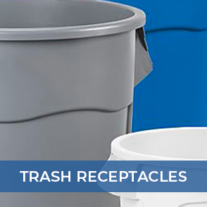 trash receptacles